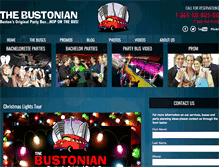 Tablet Screenshot of bustonian.com